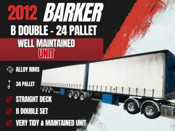Barker B-double 2012 used