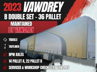 Vawdrey B-double-set 2023 used